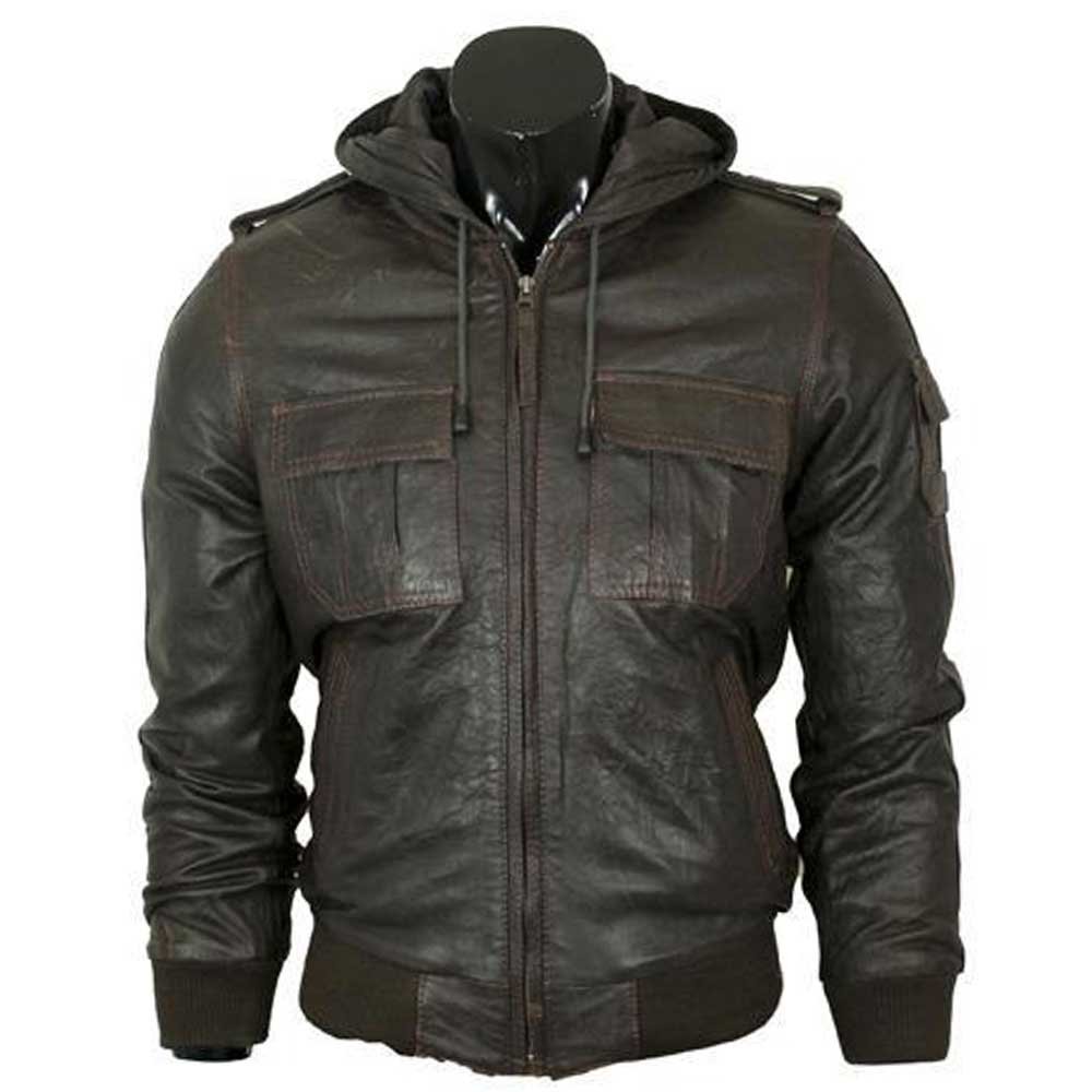 1 Mens Leather Jacket - Image 1