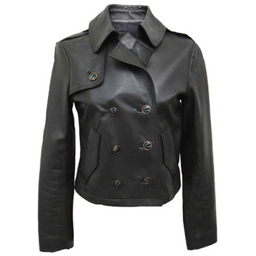 12 Women Leather Jacket - Image 1