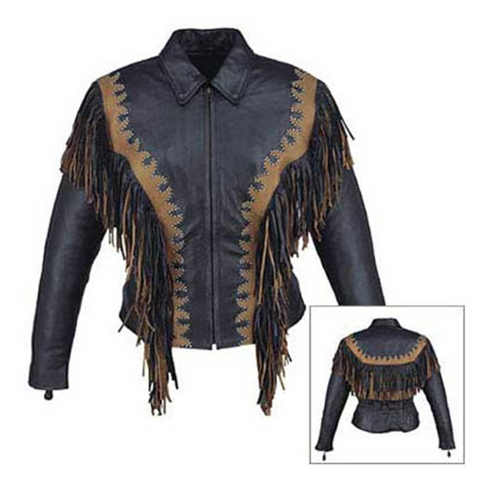 19 Women Leather Jacket - Image 1