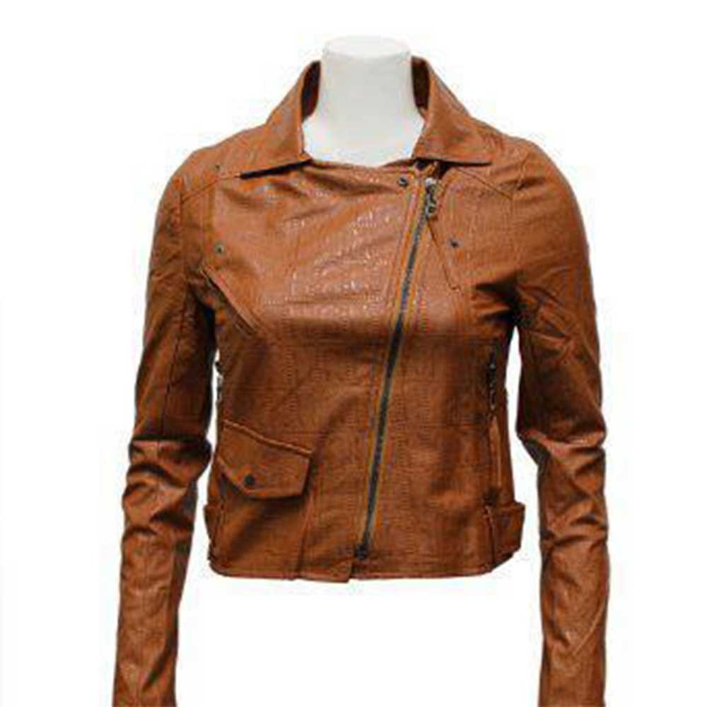 9 Women Leather Jacket - Image 1